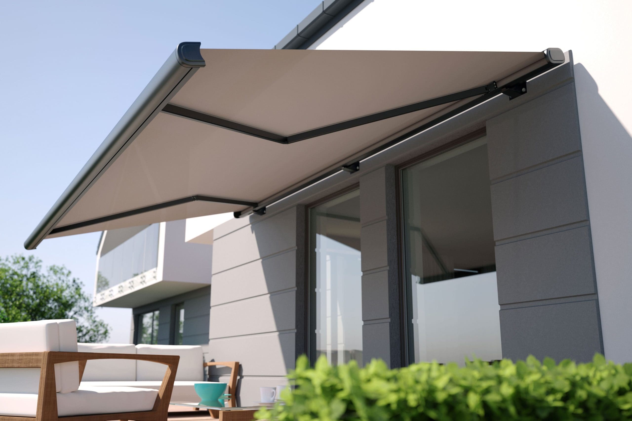 Residential awning installation in Alexandria